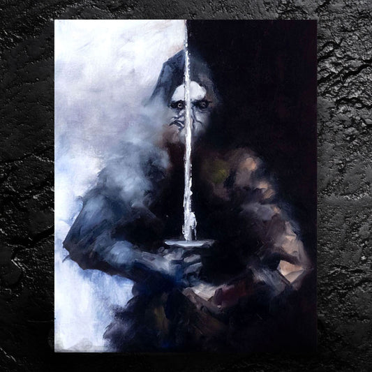 Focused - about willing to make sacrifices - 11x14, 11x17 Print