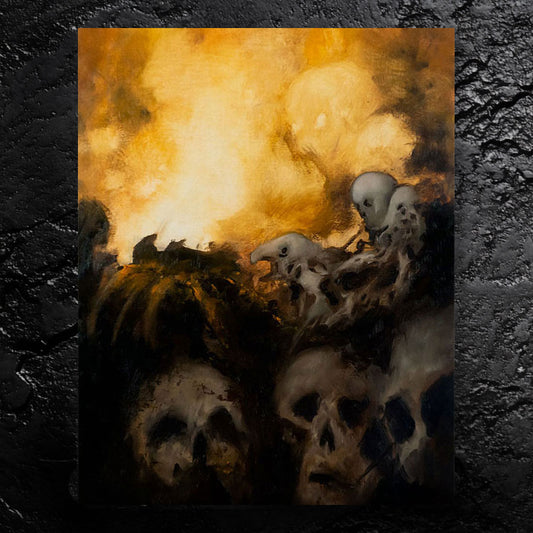 For the Living - about paying respect - 11x14, 11x17 Print