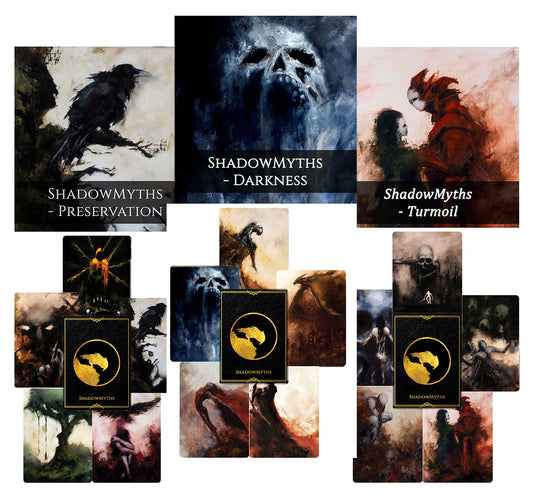 Sacramancy Card Bundle with Downloadable PDF used for Shadow Work Tarot and DnD Gaming