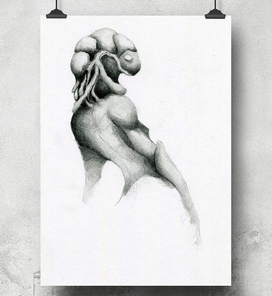 Slifer - 8 x 10 Original Pencil Drawing