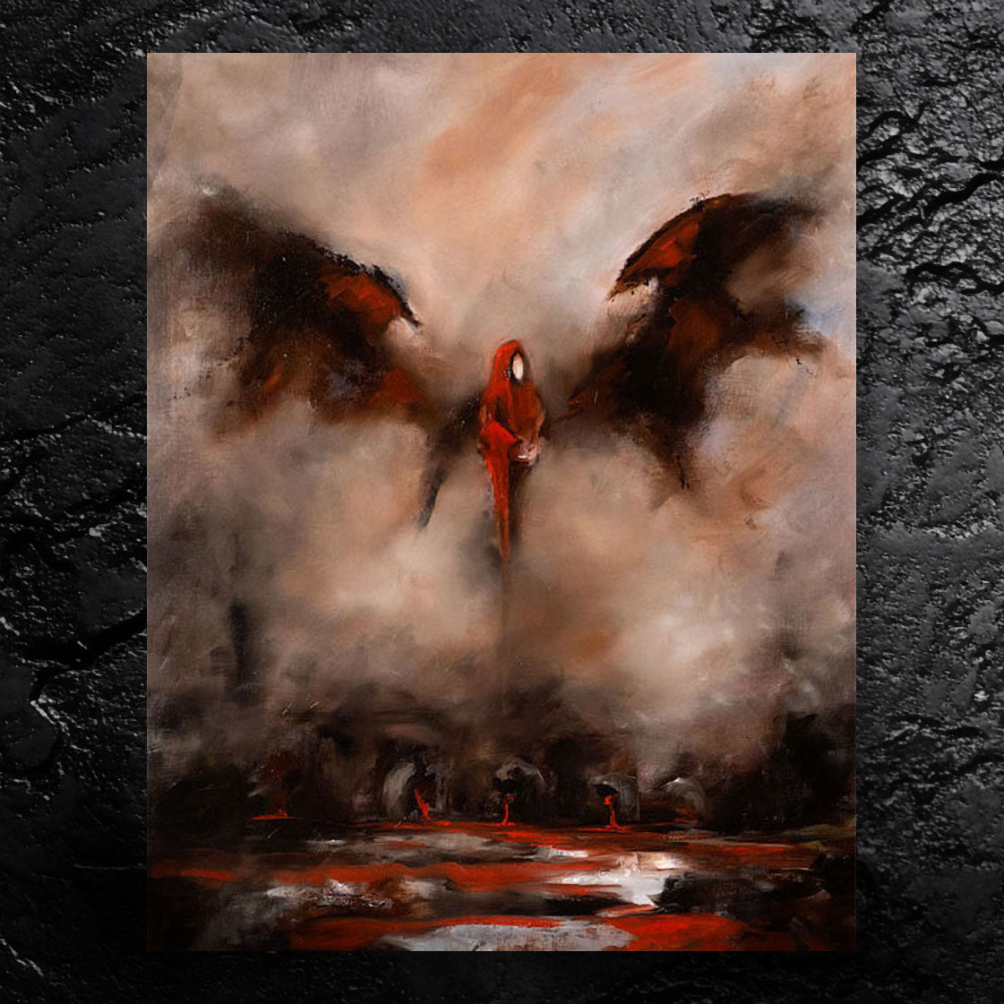 Blind Obedience - about trusting moral compass - 11x14, 11x17 Print