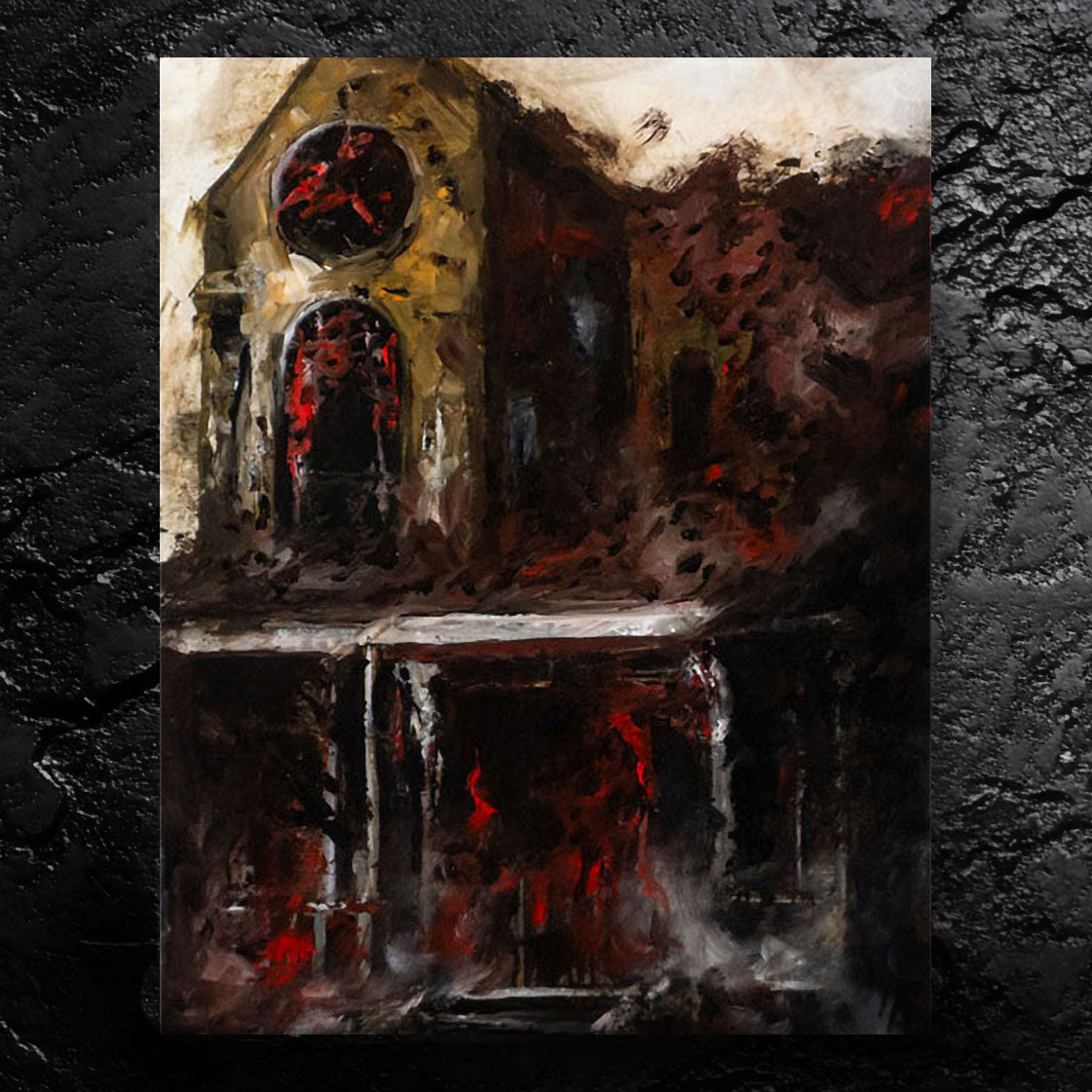 Creeping Doom - about small change going unnoticed - 11x14, 11x17 Print