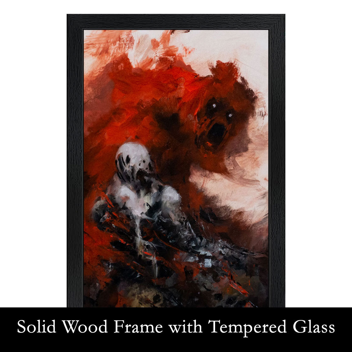 Dark Voices - about listening to lies we tell ourselves - 11x14, 11x17 Print