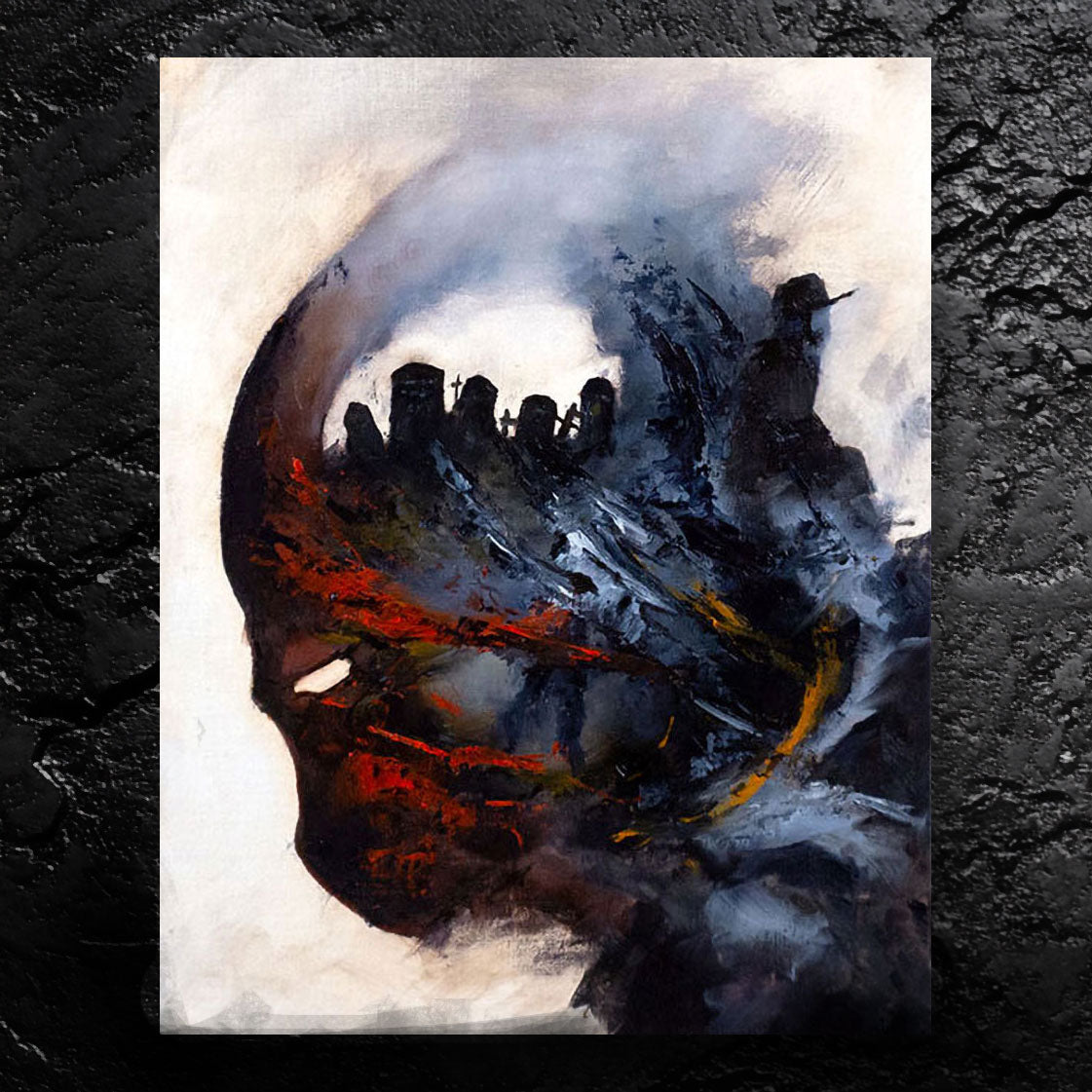 Death on my Mind - about enjoying time we have left - 11x14, 11x17 Print