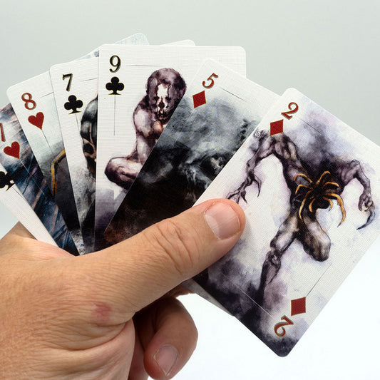 Demon Crypts Casino Quality Linen Playing Cards