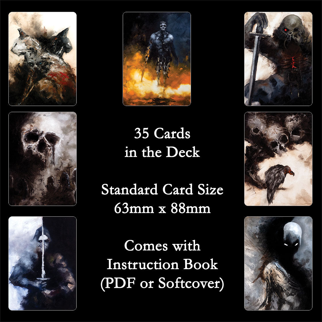 Eclipse Sacramancy Deck Used for Tarot/Oracle Reading, Dungeons and Dragons and Story Ideas