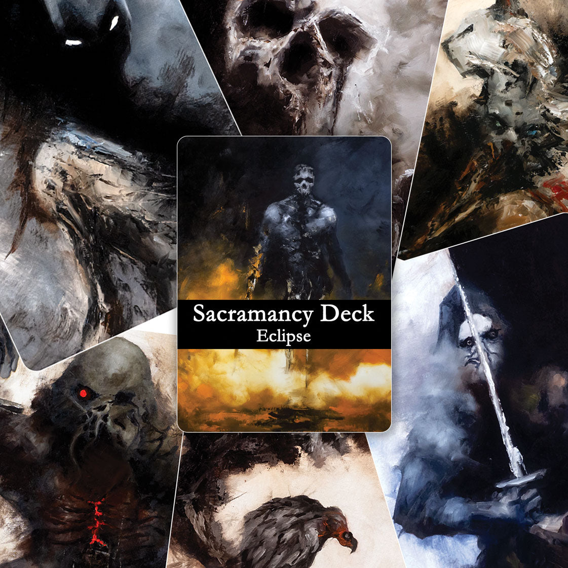 Eclipse Sacramancy Deck Used for Tarot/Oracle Reading, Dungeons and Dragons and Story Ideas