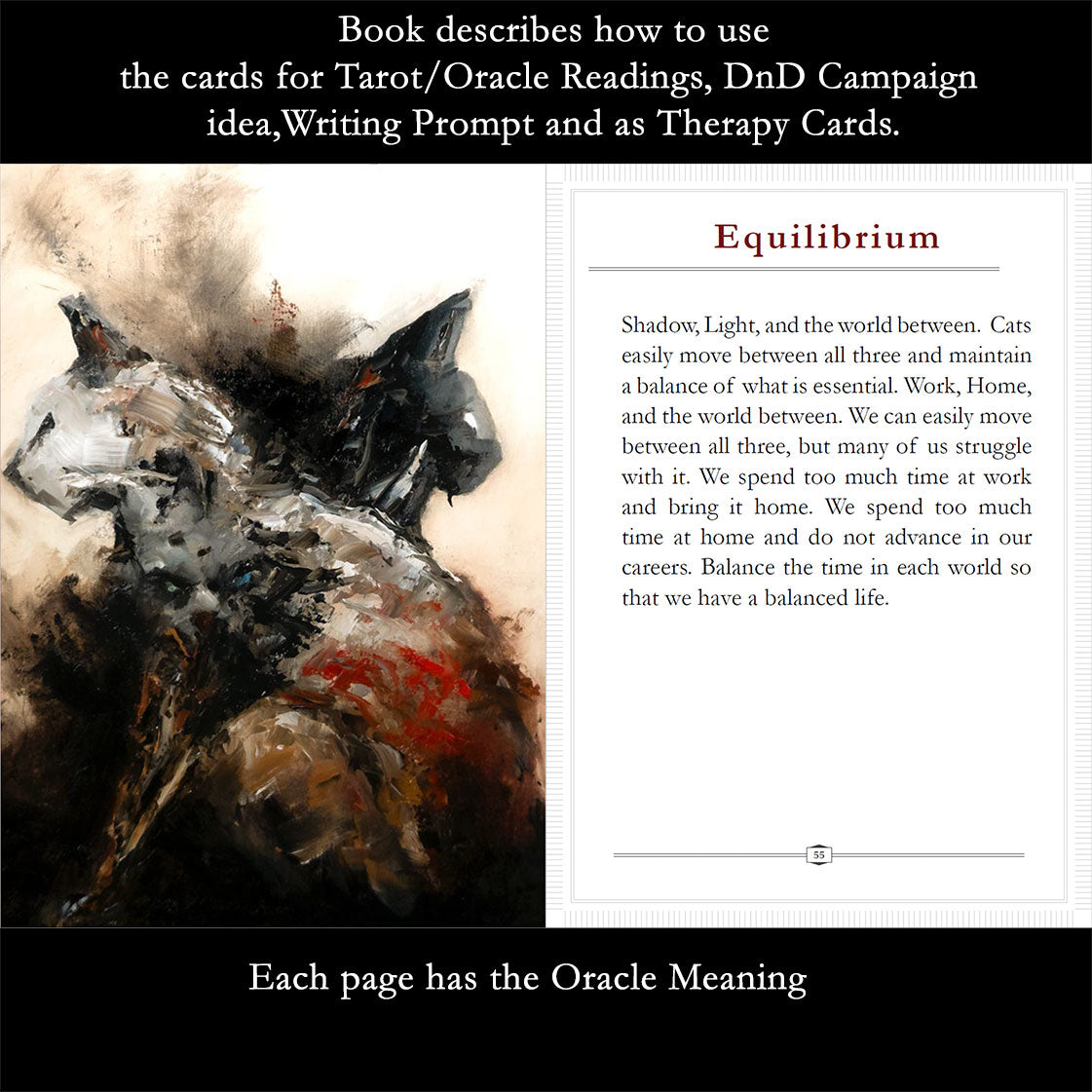 Eclipse Sacramancy Deck Used for Tarot/Oracle Reading, Dungeons and Dragons and Story Ideas