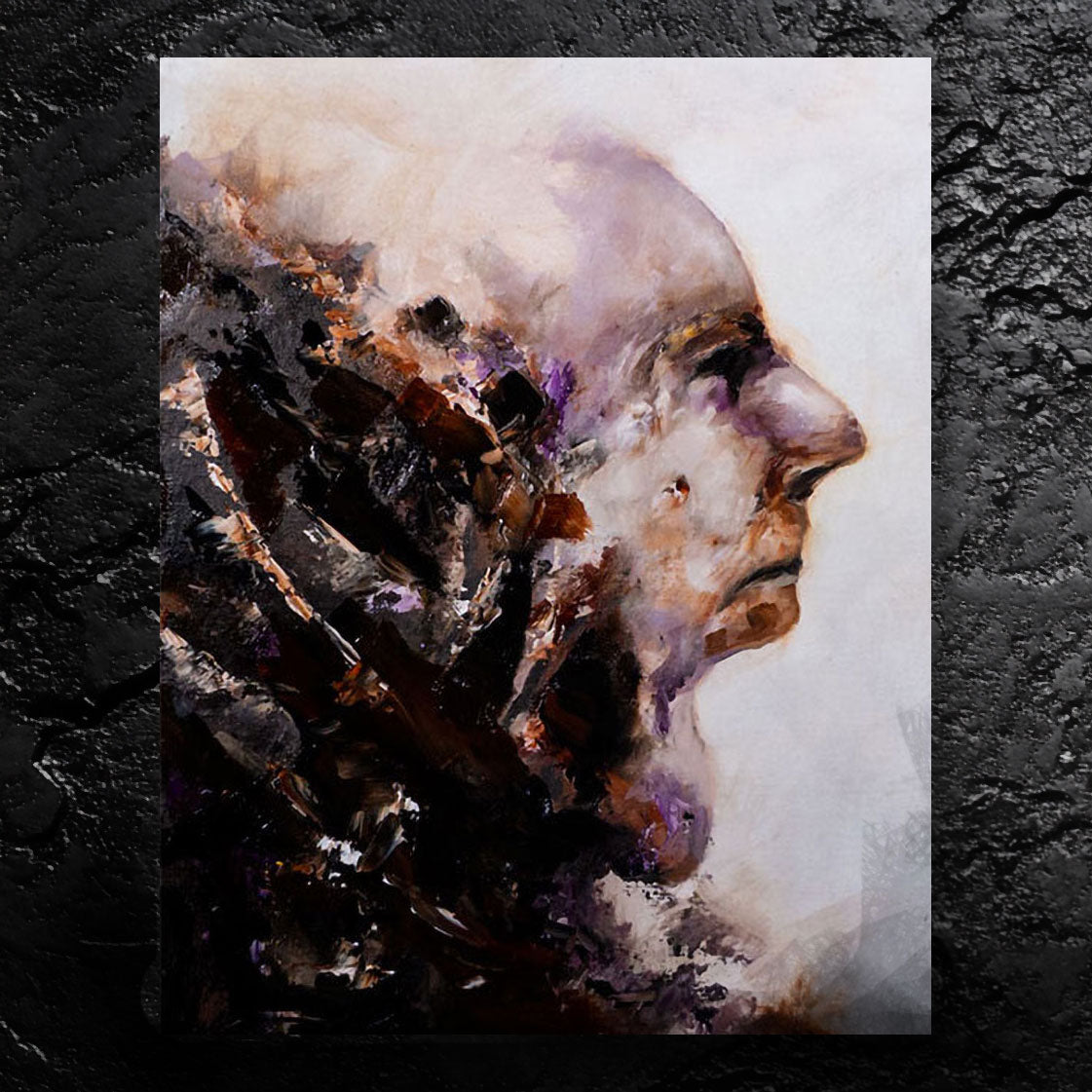 Facade - about hiding pain - 11x14, 11x17 Print