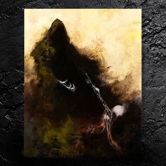 Going Home - about being tired - 11x14, 11x17 Print