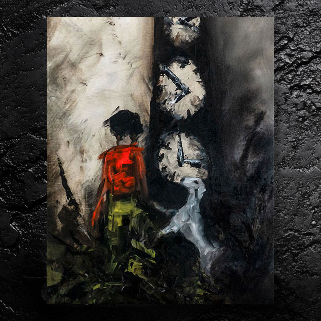 Here I am - about forgetting others - 11x14, 11x17 Print