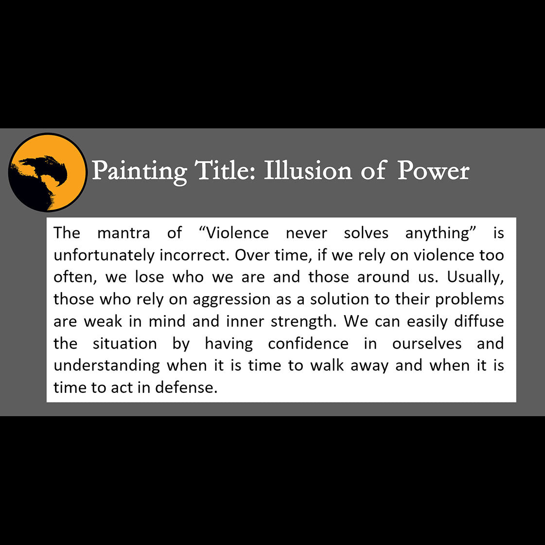 Illusion of Power - about false power - 11x14, 11x17 Print