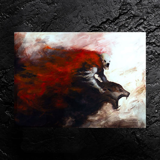 Out of Time - about rushing around too much - 11x14, 11x17 Print