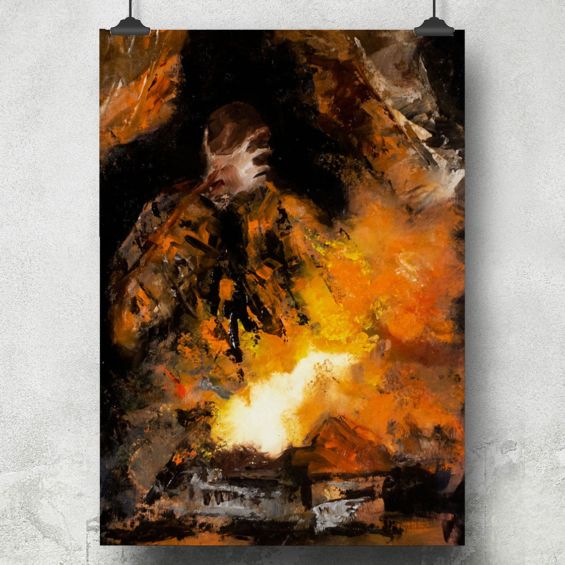 Regret - about past mistakes - 9 x 12 Original Framed Oil Painting