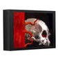 Skull Painting #3 - 8 x 10 Original Framed Oil Painting
