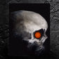 Skull Painting #8 - 8 x 10 Original Framed Oil Painting