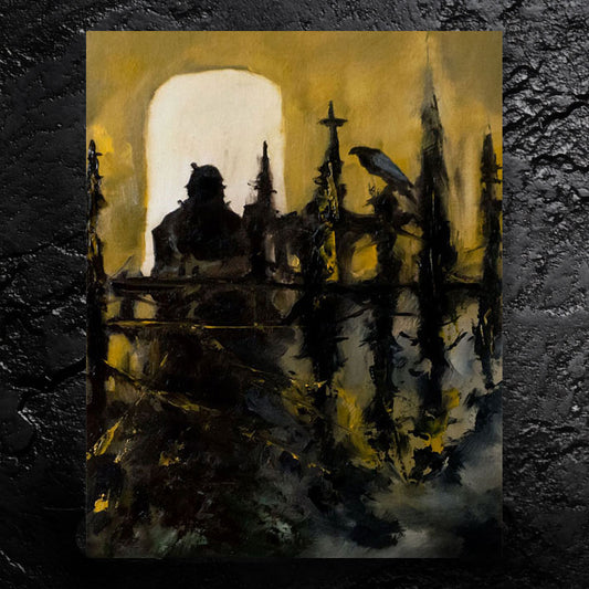 Surrender - about eventually giving in - 11x14, 11x17 Print