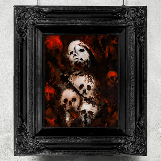 Survival - about being true to who you are - 9 x 12 Original Framed Oil Painting