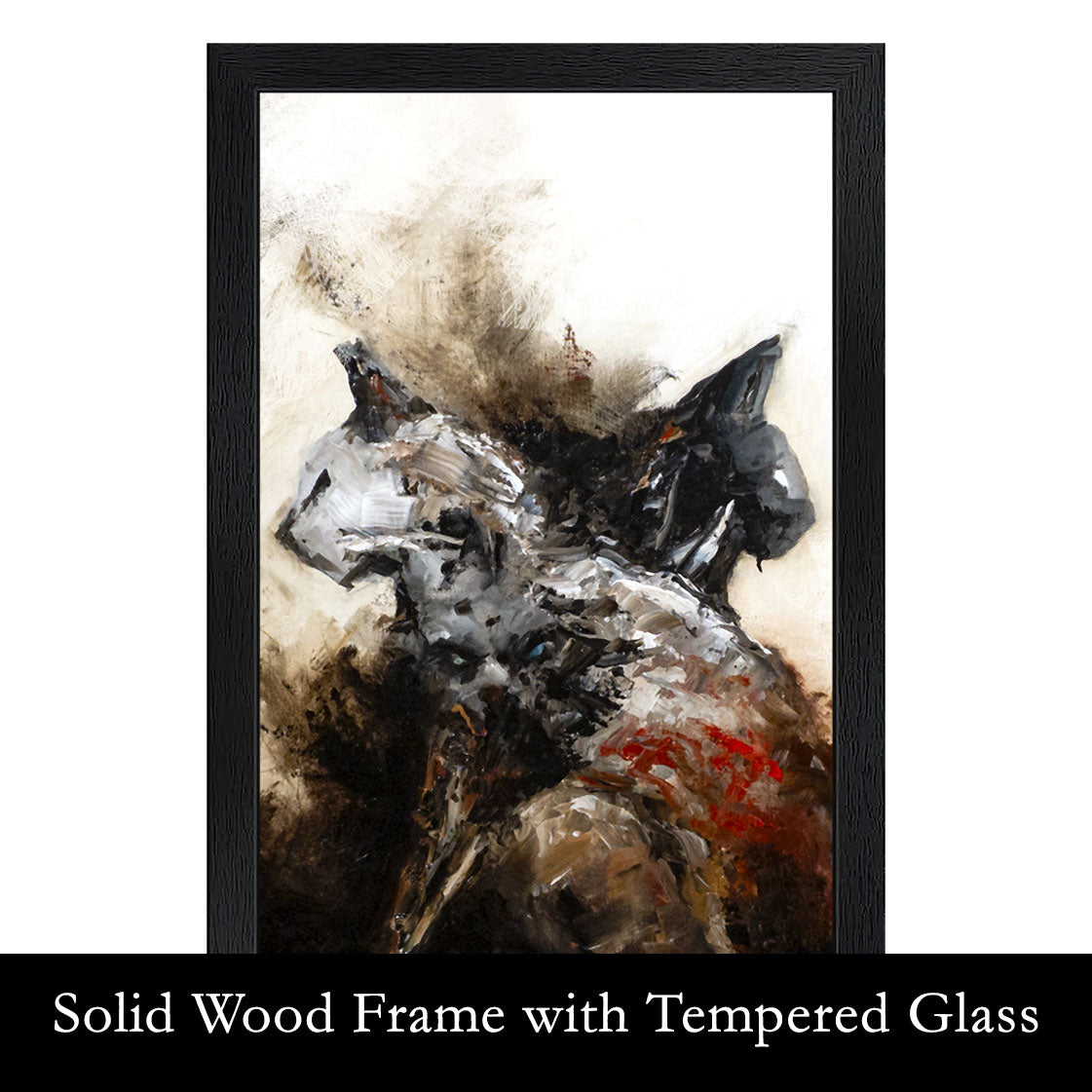 Three Worlds - about work-life balance - 11x14, 11x17 Print