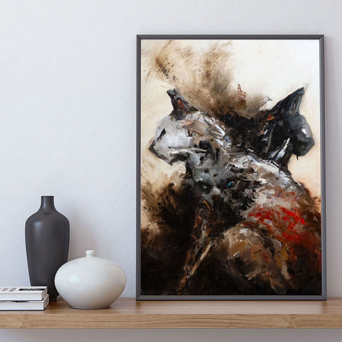 Three Worlds - about work-life balance - 11x14, 11x17 Print