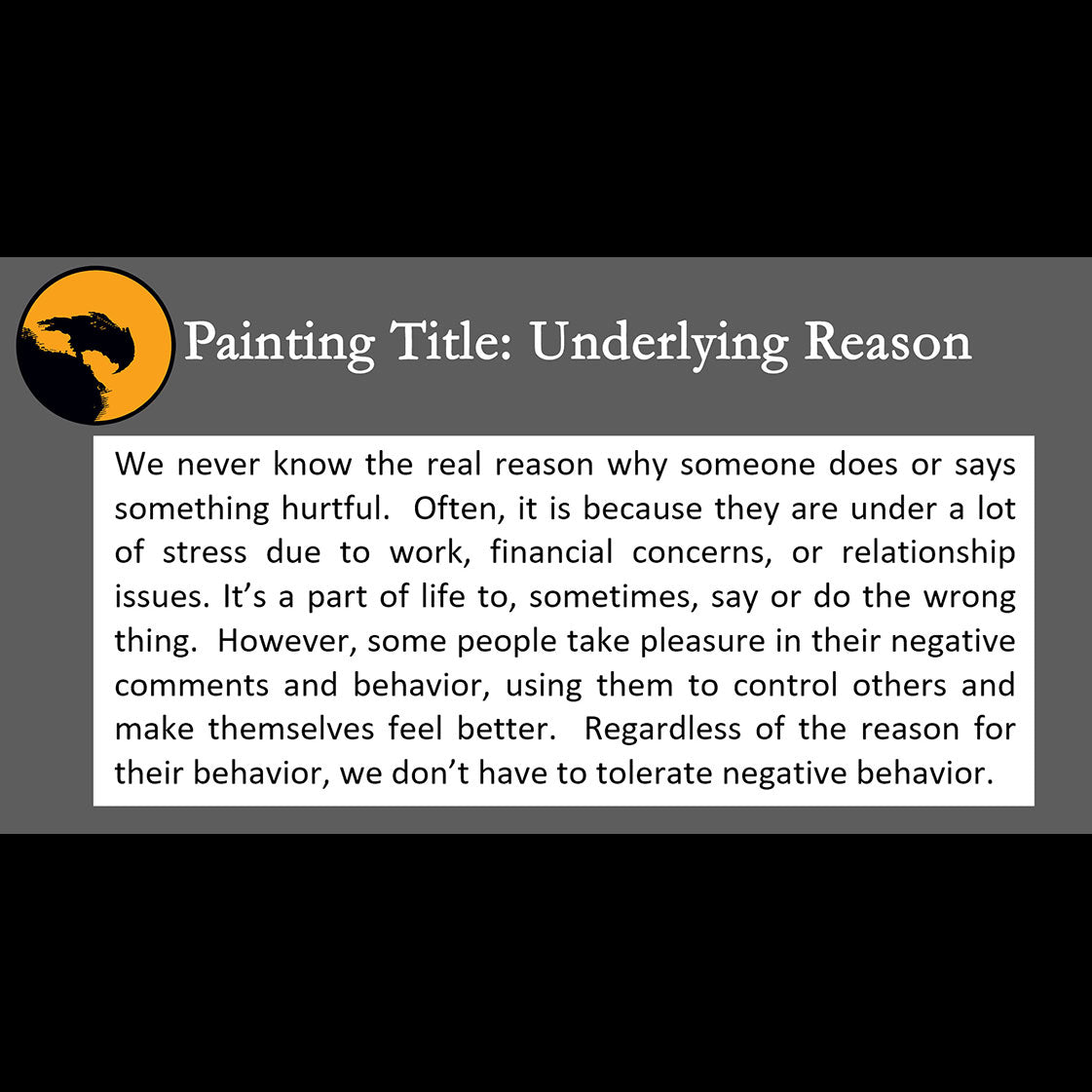 Underlying Reason - about unknown reasons - 11x14, 11x17 Print