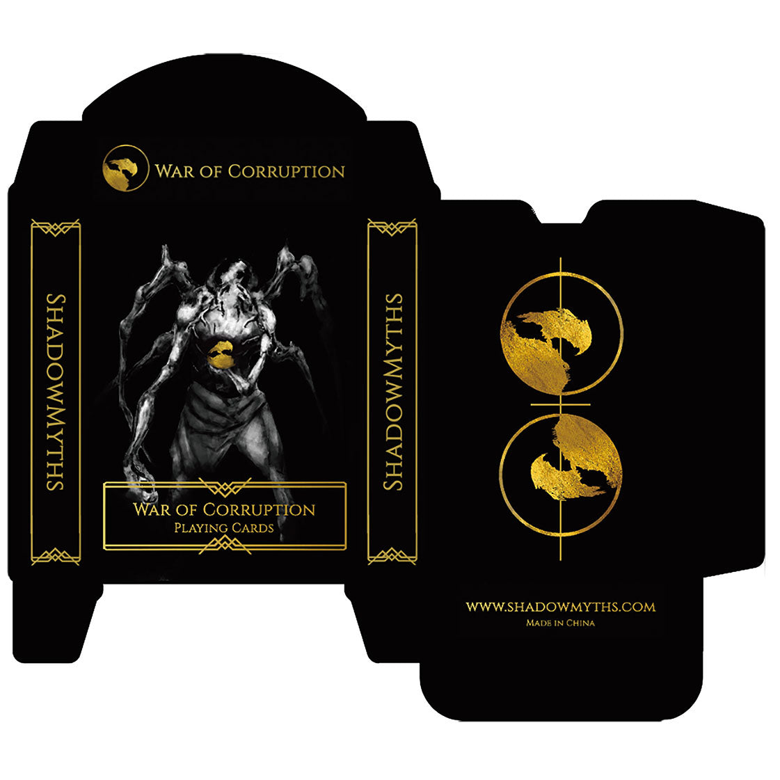 War of Corruption Casino Quality Linen Playing Cards