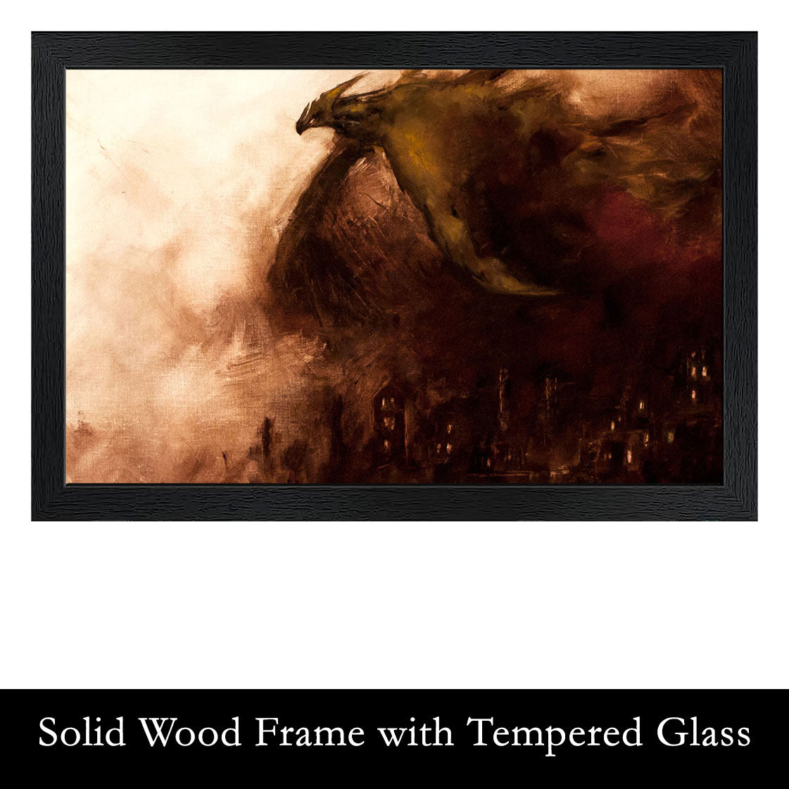 Wings of Darkness - about beliefs being okay -11x14, 11x17 Print