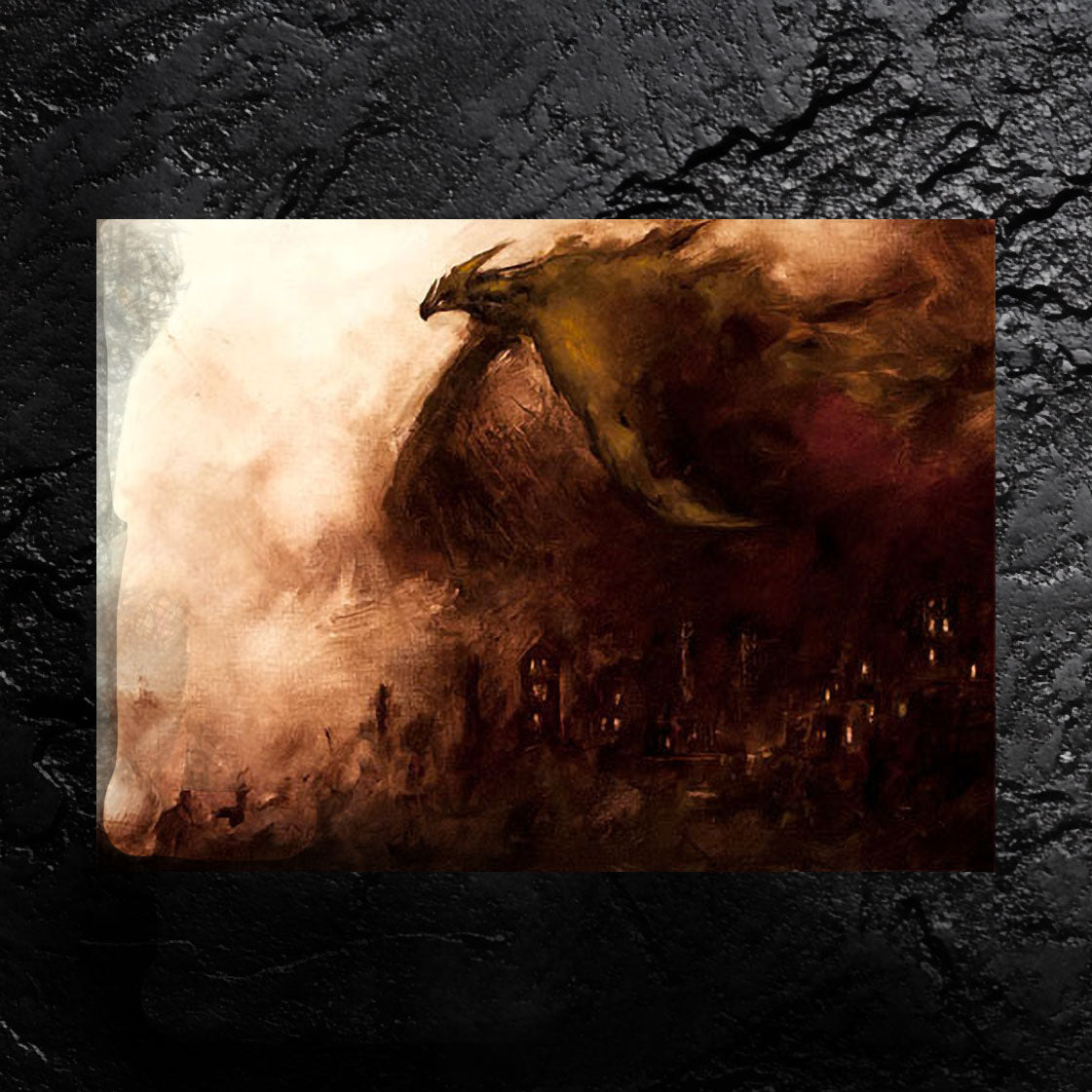 Wings of Darkness - about beliefs being okay -11x14, 11x17 Print