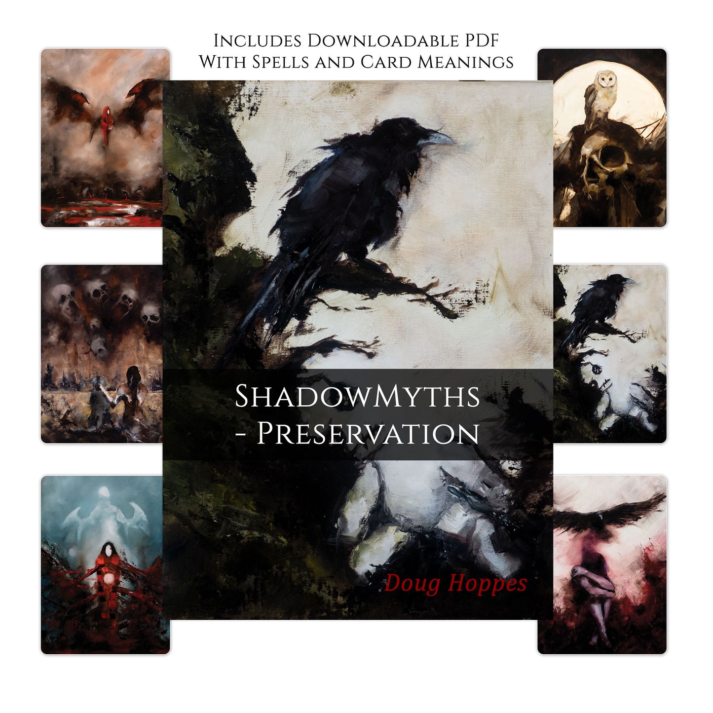 Preservation Deck with Downloadable Content Used for Oracle Reading, Dungeons and Dragons and Story Ideas