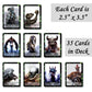 Malochi Deck of 35 Monster Cards with Softcover Book used in DnD and Writing