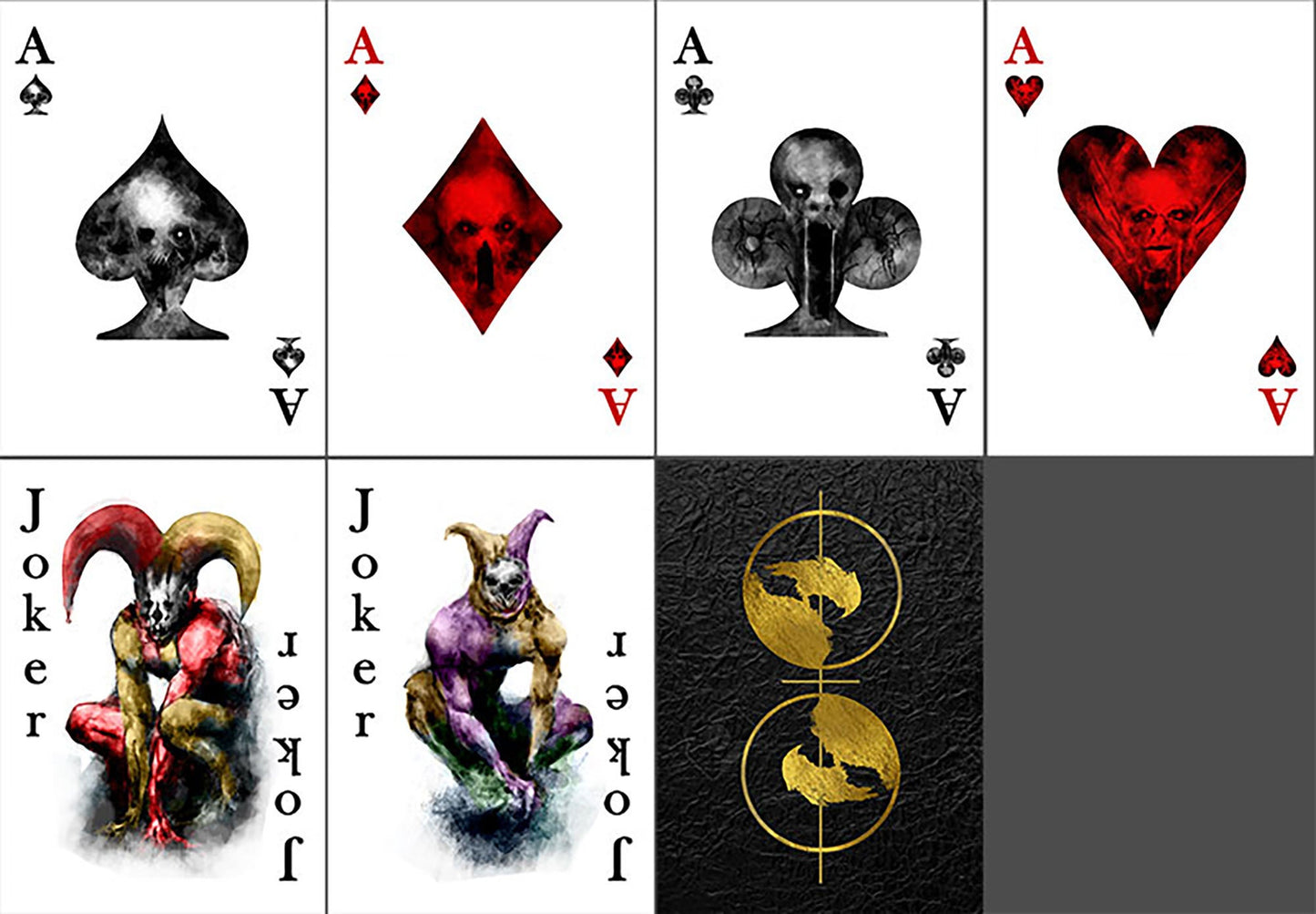 War of Corruption Casino Quality Linen Playing Cards with Downloadable PDF